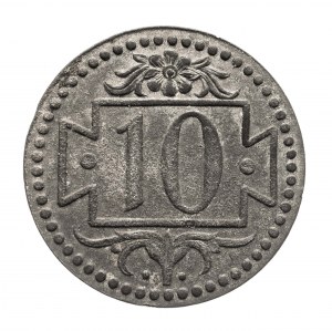 Free City of Danzig (1920-1939), 10 1920 fenigs, zinc, 57 pearls, Danzig