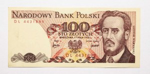 Polsko, PRL (1944-1989), 100 ZŁOTYCH 17.05.1976, série DL