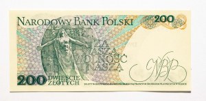 Pologne, PRL (1944-1989), 200 ZŁOTYCH 1.06.1986, série DD