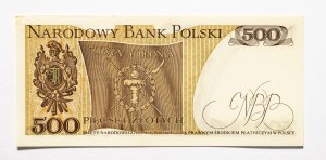 Poľsko, PRL (1944-1989), 500 ZŁOTYCH 16.12.1974, séria AB