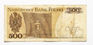 Polsko, PRL (1944-1989), 500 ZŁOTYCH 16.12.1974, série AF