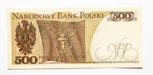 Pologne, PRL (1944-1989), 500 ZŁOTYCH 15.06.1976, série AU