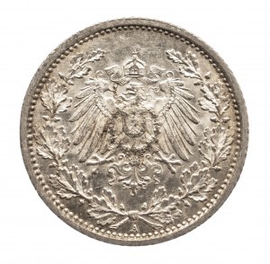 Germania, Impero tedesco (1871-1918), 1/2 marco 1916 A, Berlino