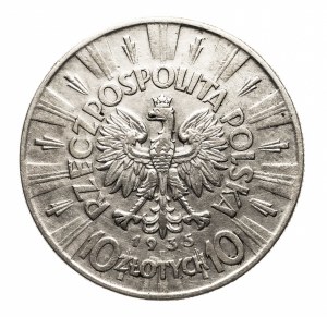 Pologne, Deuxième République (1918-1939), 10 zlotys 1935, Varsovie