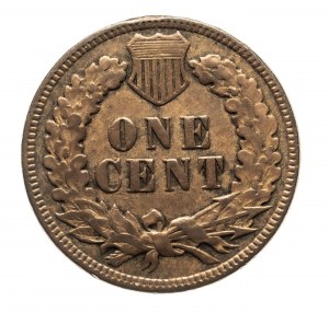 Spojené štáty americké (USA), 1 cent 1887, typ Indian's Head, Philadelphia