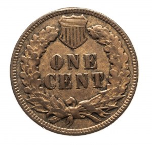 Spojené státy americké (USA), 1 cent 1887, typ Indian's Head, Philadelphia