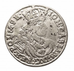 Polonia, Jan II Casimir Vasa (1648-1668), sei penny 1662 TT - senza bordo, Bydgoszcz