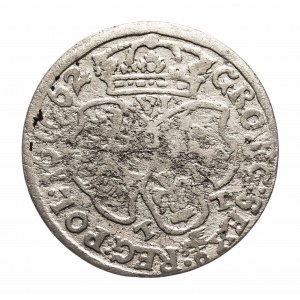 Polska, Jan II Kazimierz Waza (1648-1668), szóstak 1662 TT - bez obwódek, Bydgoszcz
