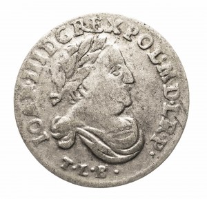 Polonia, Jan III Sobieski (1674-1696), sei penny 1683 TL B, Cracovia