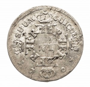 Germania, Prussia Federico I (1701-1713), sei penny 1704 CG, Königsberg