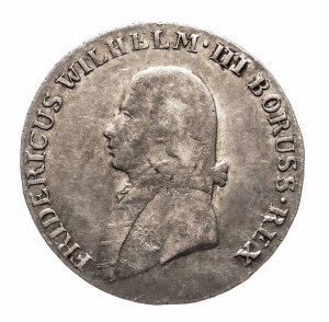 Germania, Prussia, Federico Guglielmo III (1797-1840), 4 centesimi (1/6 di tallero) 1805 A, Berlino