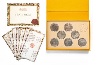 Schatzkammer der Polnischen Münze - Sammlung der antiken Weltwunder - 7 Stück Silber