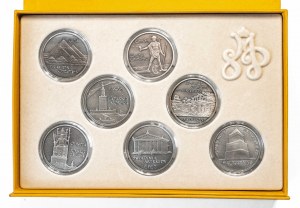 Trésor de la Monnaie de Pologne - Collection d'anciennes merveilles du monde - 7 pièces en argent
