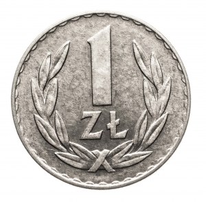 Poland, PRL (1944-1989), 1 zloty 1949, aluminum