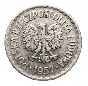 Polsko, PRL (1944-1989), 1 zlotý 1957