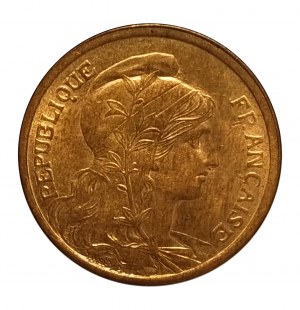 Francúzsko, Tretia republika (1870-1941), 2 centimes 1914, Paríž