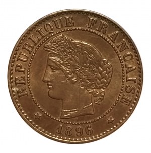 France, Third Republic (1870-1941), 1 centime 1896 A, Paris