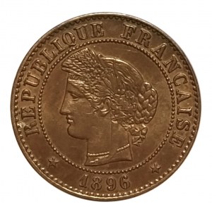 Francja, Trzecia Republika (1870-1941), 1 centym 1896 A, Paryż