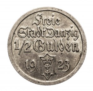 Freie Stadt Danzig (1920-1939), 1/2 Gulden 1923