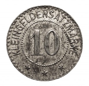 Wielkopolska, 10 fenig 1918 Kozmin Wielkopolski, nickel-plated iron