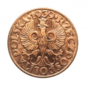 Poland, Second Republic (1918-1939), 5 groszy 1939, Warsaw