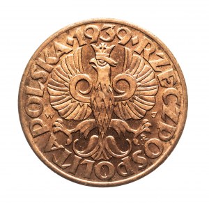 Poľsko, Druhá poľská republika (1918-1939), 5 groszy 1939, Varšava