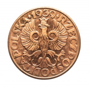 Polen, Zweite Polnische Republik (1918-1939), 5 groszy 1939, Warschau