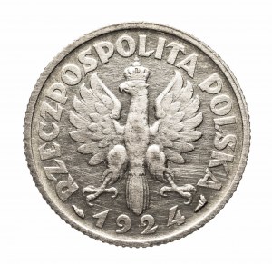 Polonia, Seconda Repubblica Polacca (1918-1939), 1 zloty 1924, Parigi