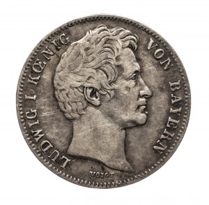 Deutschland, Bayern, Ludwig I. (1825-1848), 1/2 Gulden 1845