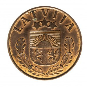 Latvia, 2 santims 1937, REPLACE