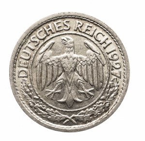Deutschland, Weimarer Republik (1918-1933), 50 Reichspfennig 1927 A, Berlin