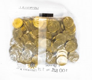 Pologne, République de Pologne depuis 1989, 1 penny 2013 Royal Mint, bank bag (100 pièces).