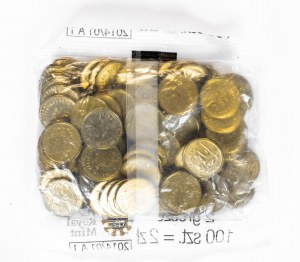 Polen, Republik Polen seit 1989, 2 Pfennige 2013 Königliche Münze, Bankbeutel (100 Stk.).