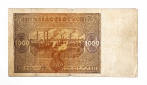 Polska, PRL (1944-1989), 1000 ZŁOTYCH 15.01.1946, seria B