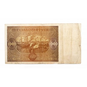 Polska, PRL (1944-1989), 1000 ZŁOTYCH 15.01.1946, seria C
