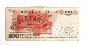 Poľsko, PRL (1944-1989), 100 ZŁOTYCH 15.01.1975, séria P