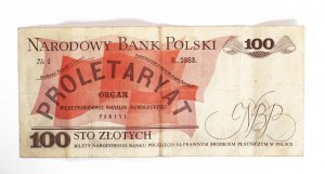 Pologne, PRL (1944-1989), 100 ZŁOTYCH 15.01.1975, série AB