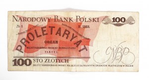 Polonia, PRL (1944-1989), 100 ZŁOTYCH 15.01.1975, serie AB