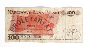 Poľsko, PRL (1944-1989), 100 ZŁOTYCH 17.05.1976, séria AD