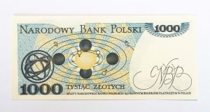 Pologne, PRL (1944-1989), 1000 ZŁOTYCH 1.06.1982, série FA