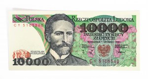 Poľsko, PRL (1944-1989), 10000 ZŁOTYCH 1.12.1988, séria CY