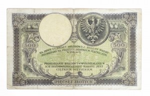 Polonia, II Rzeczpospolita (1918-1939), 500 ZŁOTYCH, 28.02.1919, serie S.A.