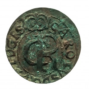 Riga - mesto, Karol XI (1660-1697), šekel z roku 1660, Riga