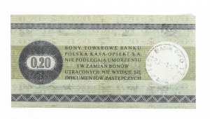 PEWEX 20 centesimi 1979 - HN - annullato, piccolo