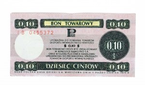 PEWEX 10 centów 1979 - IB - kasowany, mały