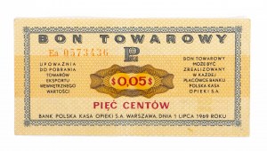 PEWEX 5 cents 1969 - Ea - effacé