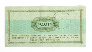 PEWEX 1 cent 1969 - El - kasowany