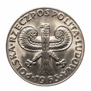 Polsko, PRL (1944-1989), 10 zlotých 1965, Zikmundův sloup