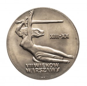 Polska, PRL (1944-1989), 10 złotych 1965, Nike, odmiana stempla