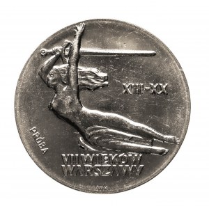 Poľsko, PRL (1944-1989), 10 zlotých 1965, Nike, vzorka niklu